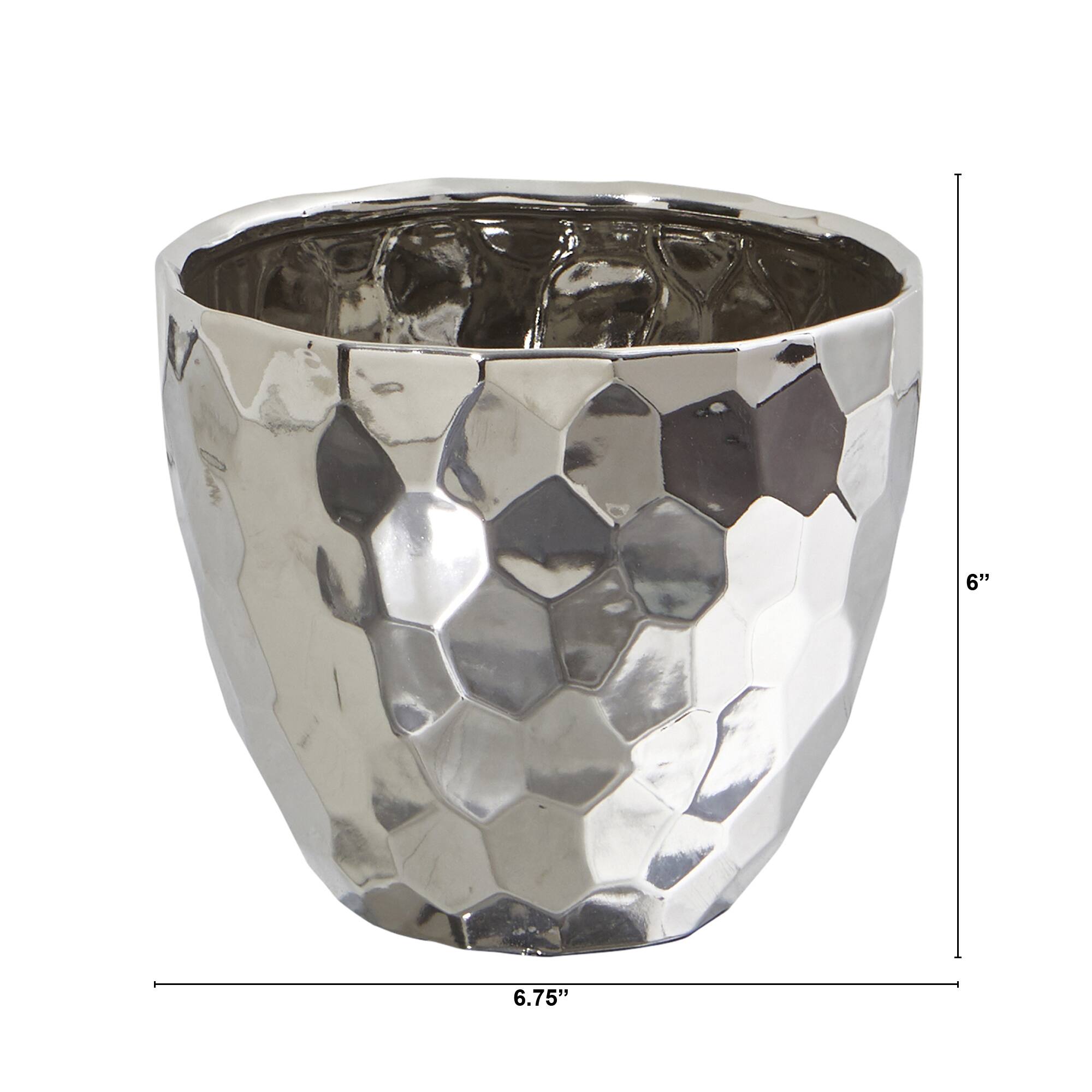 6" Designer Silver Bowl